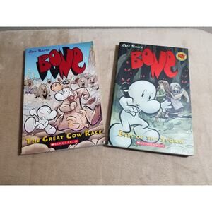 Bone Book The Great Cow Race - Eyes of the Storm Jeff Smith 2006 Vintage